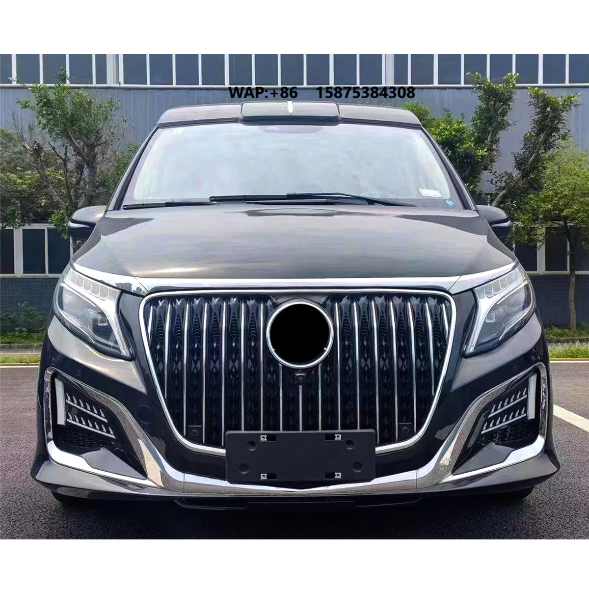 Auto Parts Car Bodykit W447 Full Set PP Upgrade Modified Facelift V Class V260 Vito Grille Front Bumpers Diffuser New Condition