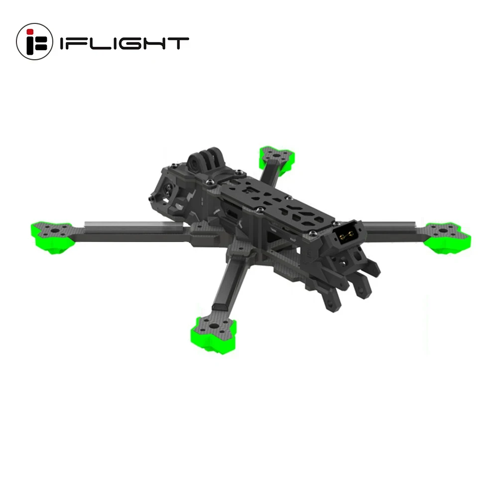 

IFlight Nazgul Evoque F5 V2 FPV Frame Kit 5inch F5X Analog（Squashed-X）with 6mm Arm for RC FPV Racing Drone