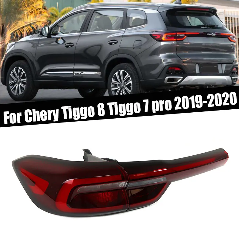 Car Accessories For Chery Tiggo 8 Tiggo 7 pro 2019 2020 Rear Taillight Signal Brake Light Reversing Light Tail Light Assembly