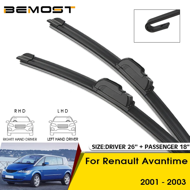 

Car Wiper Blades For Renault Avantime 2001-2003 Windshield Windscreen Front Window Blades 26"+18" Car Accessories