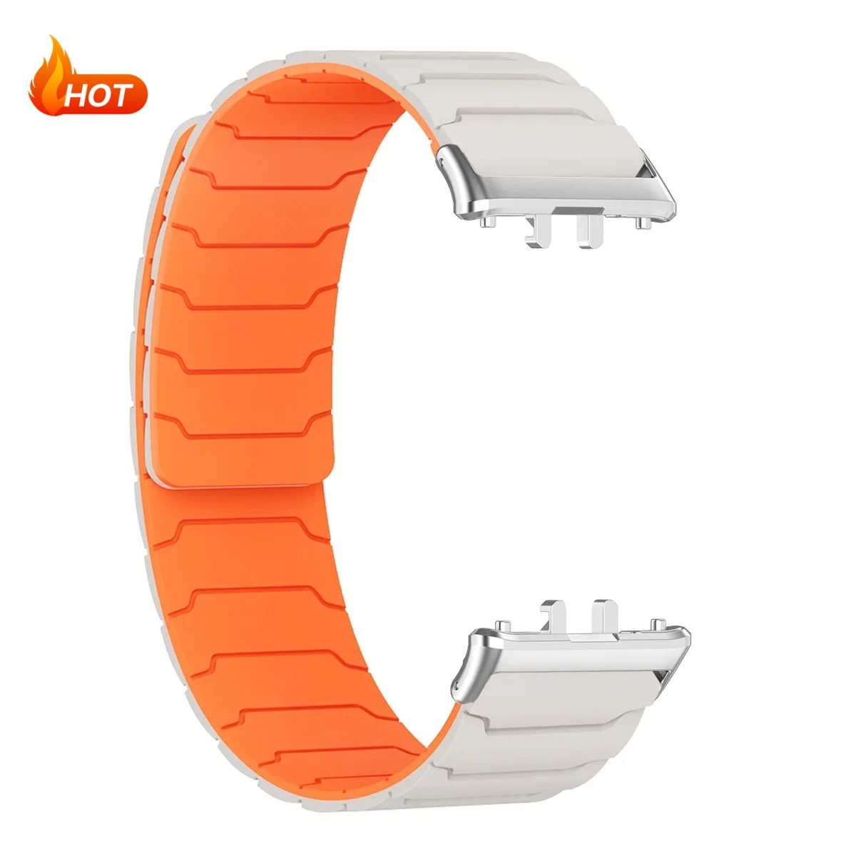 Magnetisches Silikonarmband für Samsung Galaxy Fit 3, verstellbares Uhrenarmband für Samsung Galaxy Fit 3 Smart-Armband, Armband Correa – Detail 9
