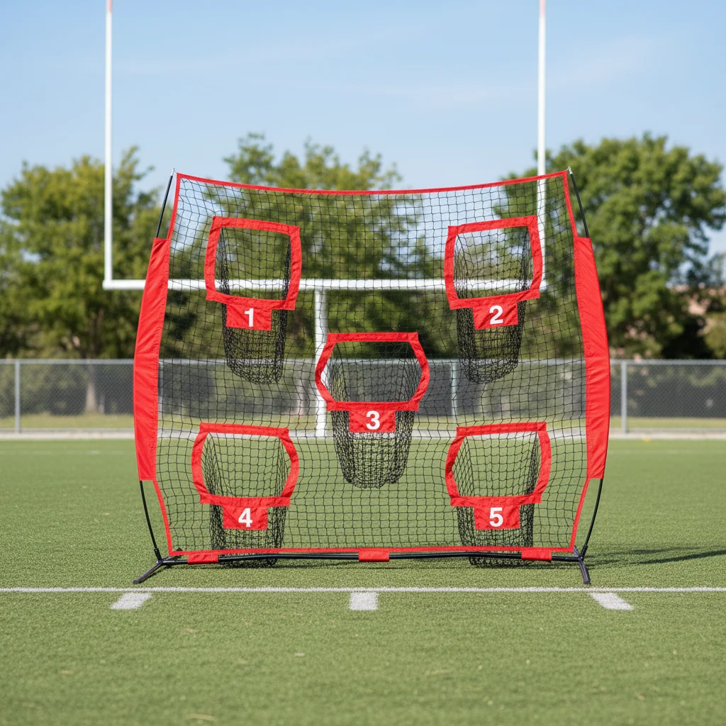 

7ft Football Trainer Throwing Net with Carry Bag for Practice Training Equipment