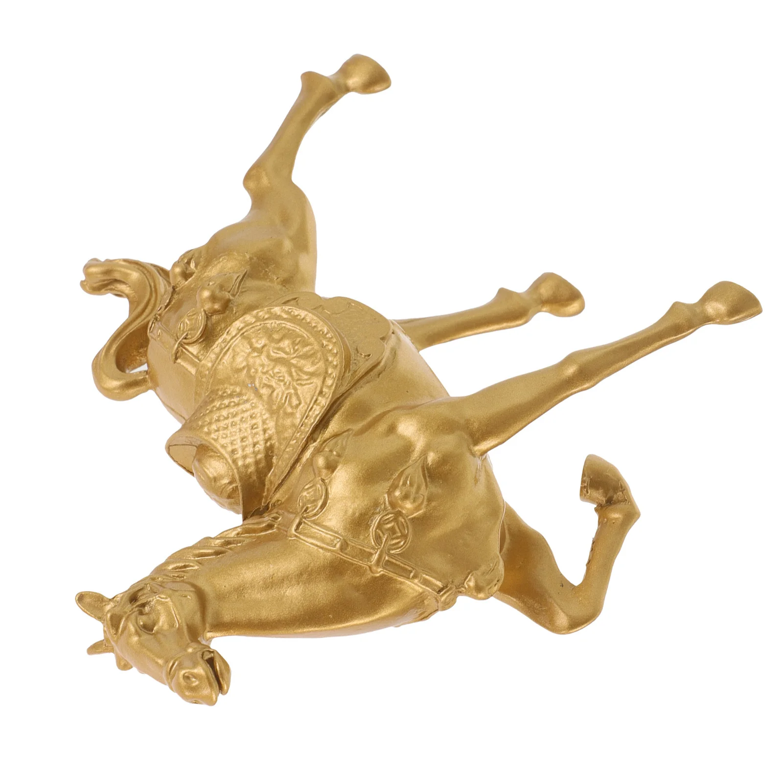 

Alloy Horse Statue For Home Office Decor Chinese New Year Tabletop Decoration Metal Running Horse Sculpture