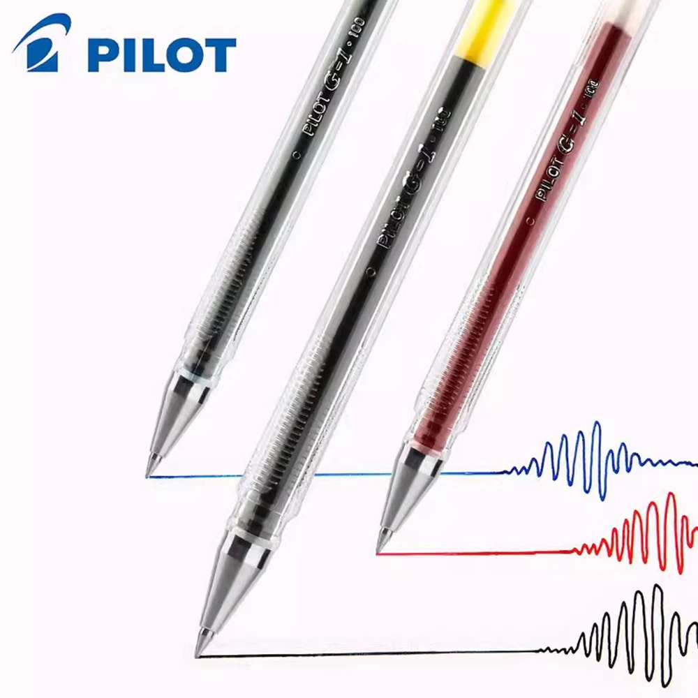 اليابان الطيار هلام مجموعة أقلام BL-G1 سعة كبيرة 0.5 مللي متر رصاصة مقاومة ورقة غير ملطخة اللوازم المدرسية مكتب القرطاسية #6