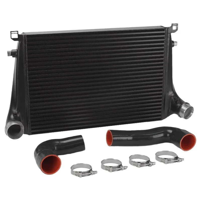 Performance Front Turbo Intercooler for VW MQB Golf GTI R MK8 Audi 8Y A3 S3 2022+ 2.0T Bar & Plate Aluminum Racing Radiator