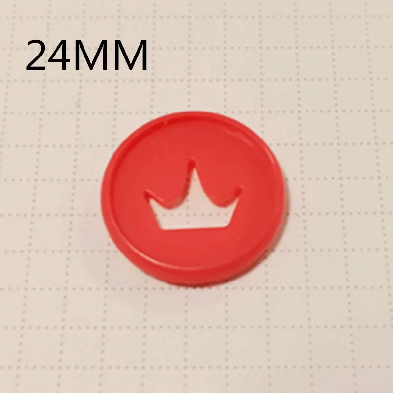 100PCS24MM Crown pattern plastic binding ring binding buckle mushroom hole notebook binding supplies