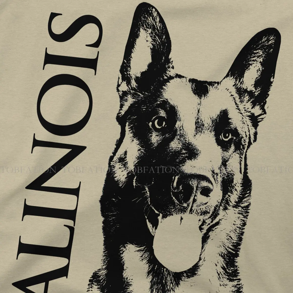 Belgian Malinois Malinois Belgian Shepherd Mechelaar Maligator Tshirt Men Tops Vintage Homme Summer Clothing 100% Cotton T Shirt