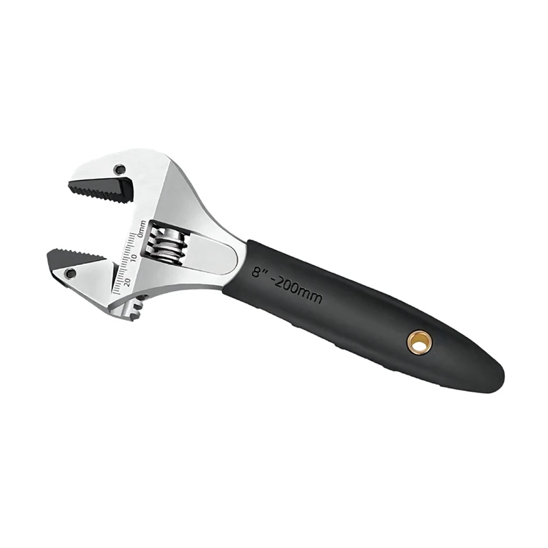 

WFF Ratchet Adjustable Wrench Self-Tightening Adjustable Wrench Multi-Function Large Opening Bathroom Wrench