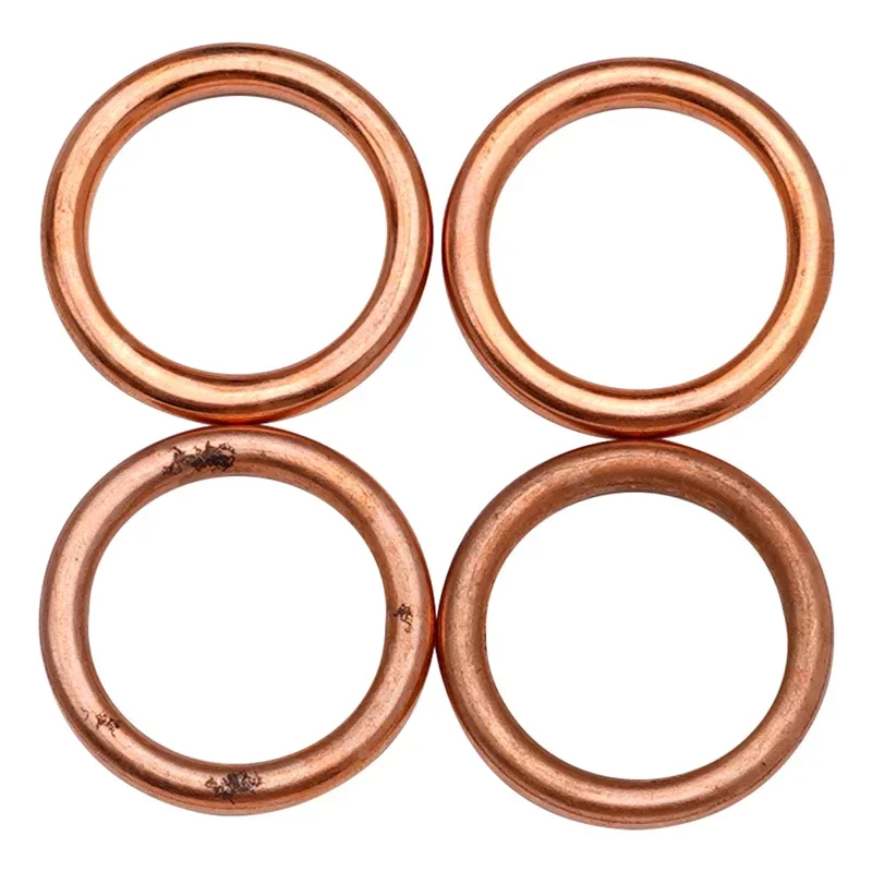 30 x 23 x 4mm 4PCS Motorcycle Exhaust Pipe Gasket