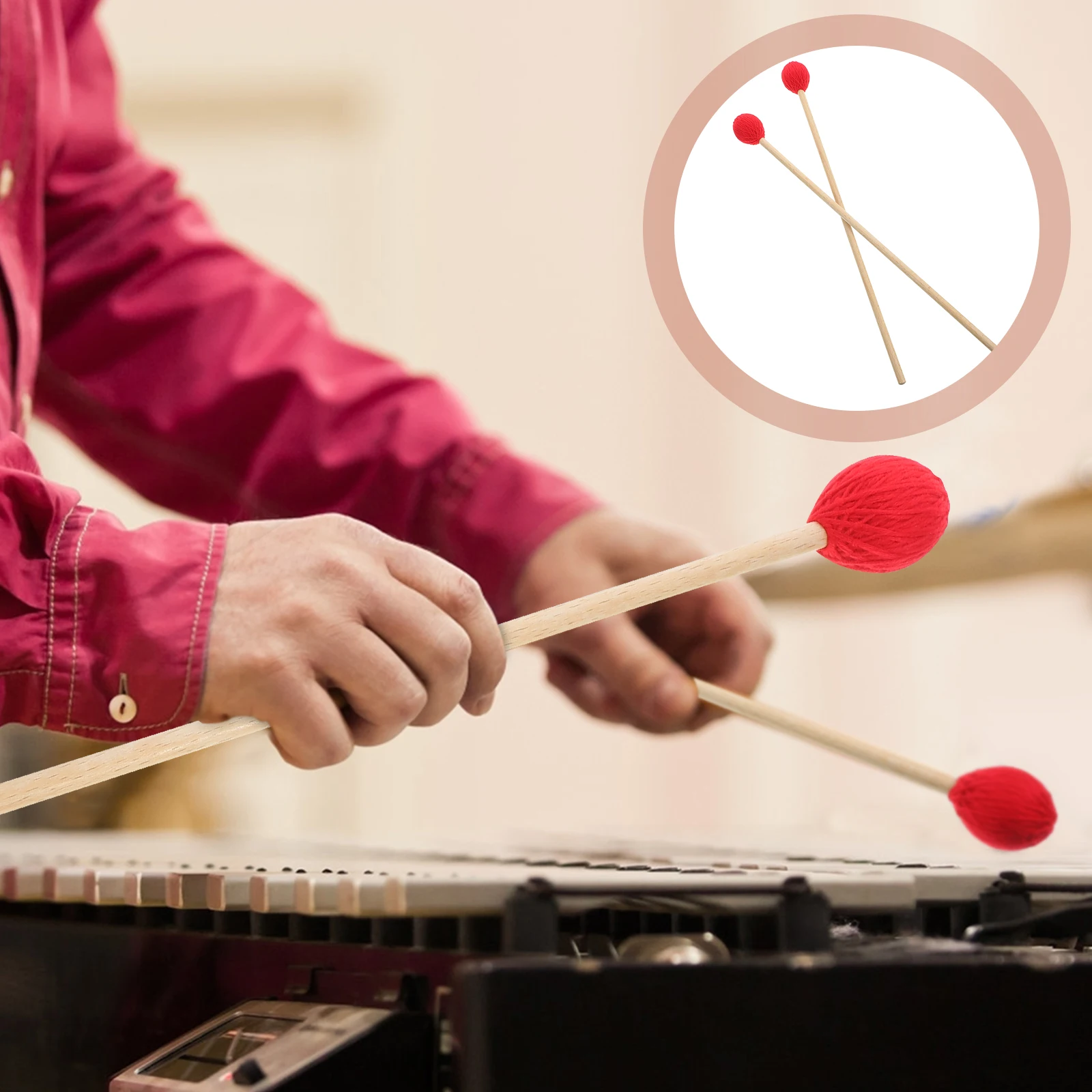 

Marimba Mallet Accessories Percussion Instruments Drum Mallets Xylophone Sticks
