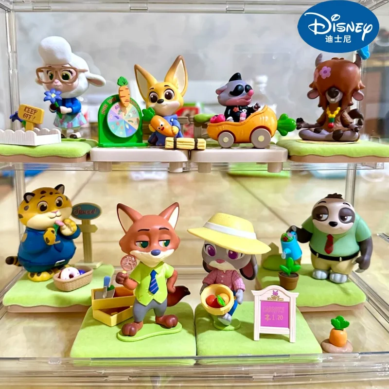 

Disney Zootopia Autumn Garden Series Blind Box Toys Kawaii Anime Action Figures Caixa Caja Surprise Mystery Box Doll Girl