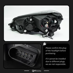 Headlight For VW Golf 7 MK7 2013-2017 Car автомобильные товары LED DRL Hella 5 Xenon Lens Hid H7 Golf 7.5 R LINE Car Accessories