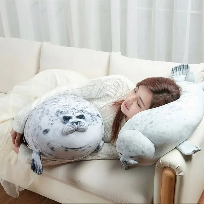 Animal-fat-seal Stuffed Watona Seal Angry Blob Seal zipper toy for boys and girls Christmas Halloween gifts