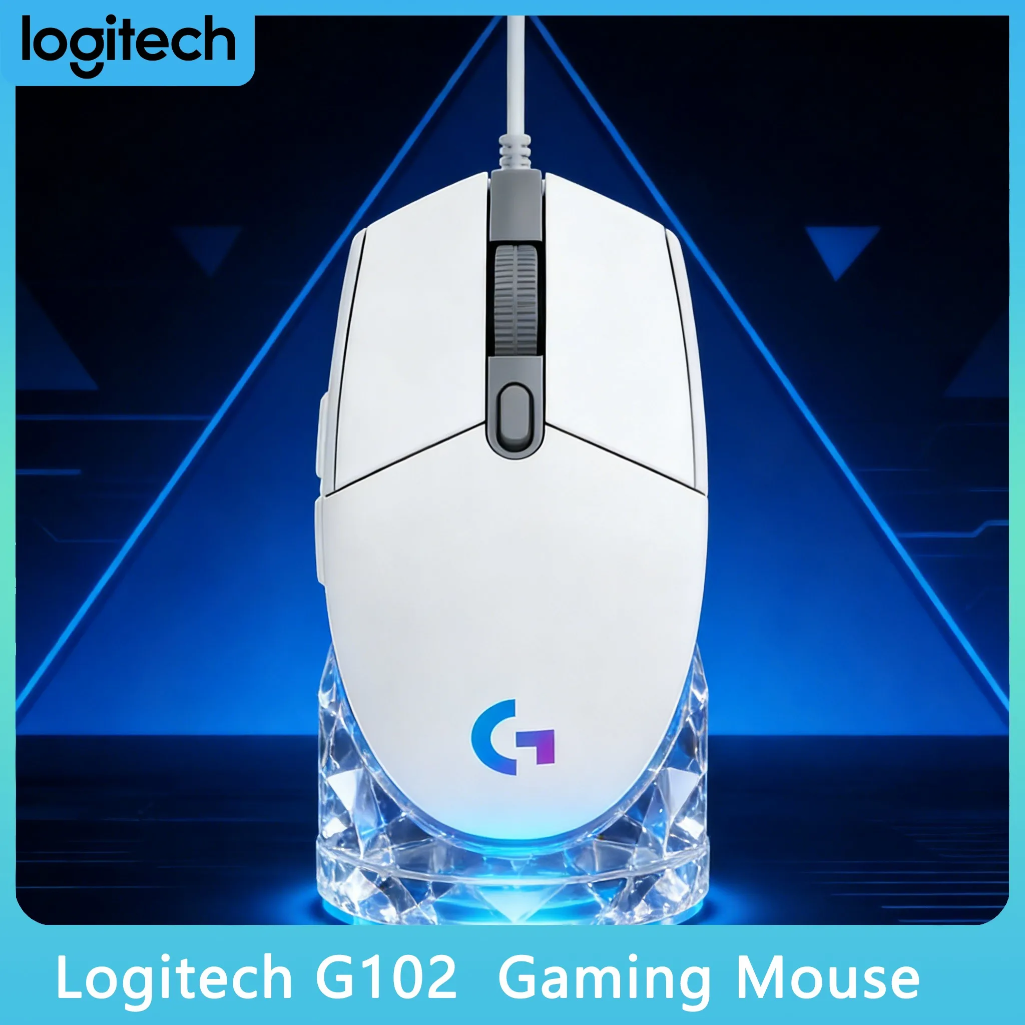 

Logitech G102 Wired Mouse 85g Lightweight Ergonomic for Long Hours