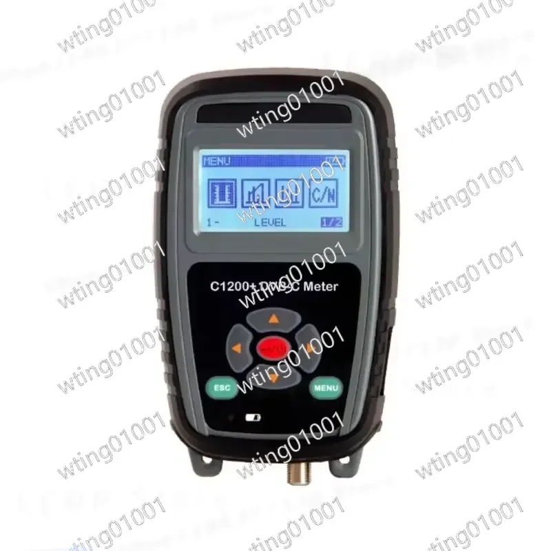 C1200 Plus DVB C Meter Digital Cable Signal Strength Finder Tester for TV Satellite Receiver Antenna Alignment Tool
