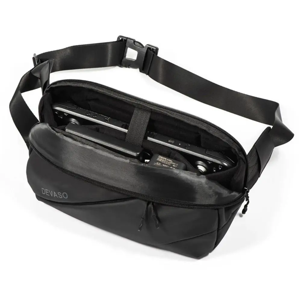 

Chest Pouch Storage Bag Portable Crossbody Carrying Case Travel Large Capacity for Asus Rog Ally/Steam Deck