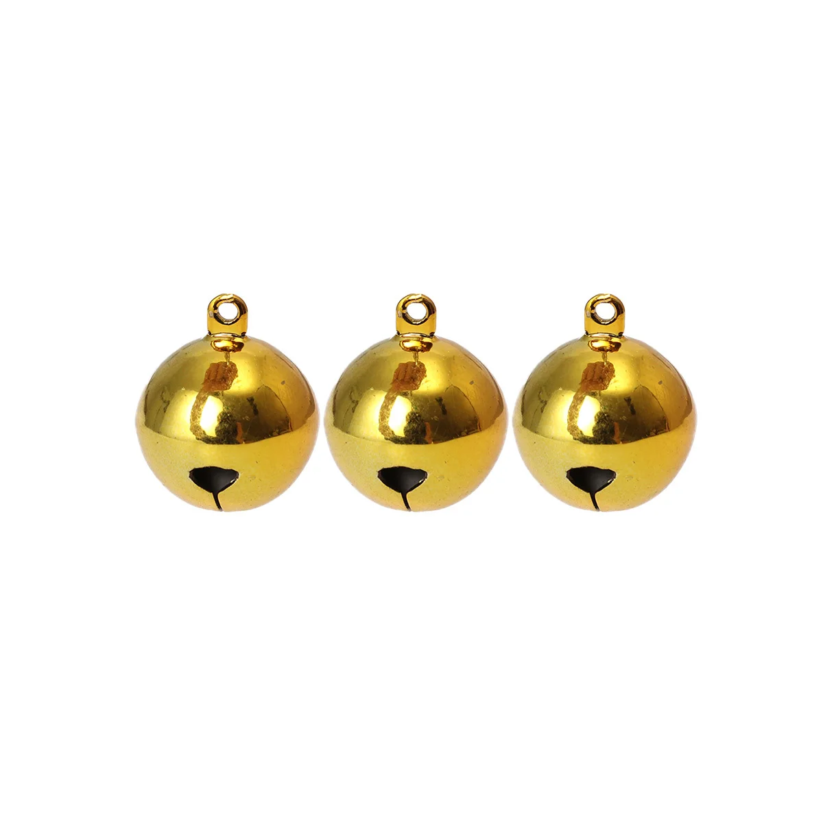 

3Pcs Pet Bells for Small Pets High Quality Mini Brass Collar Accessory Adorable Yellow Design Easy to Use for Walking Jogging
