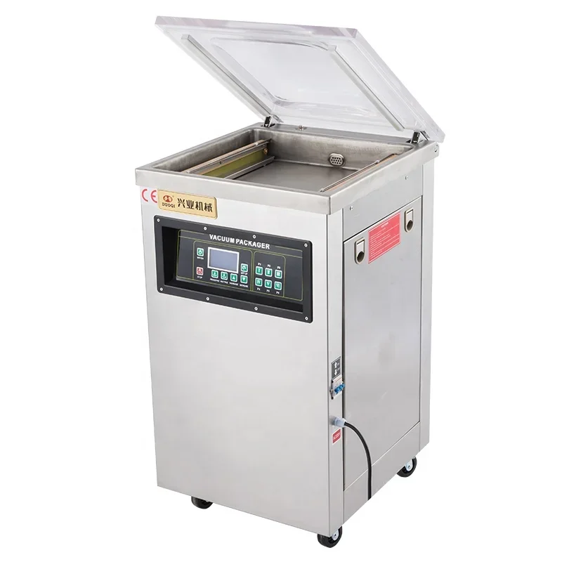 DUOQI DQVC-500 Digital PLC Screen With The Memory Saving Function Large Chamber Vacuum Sealer And Language Customized