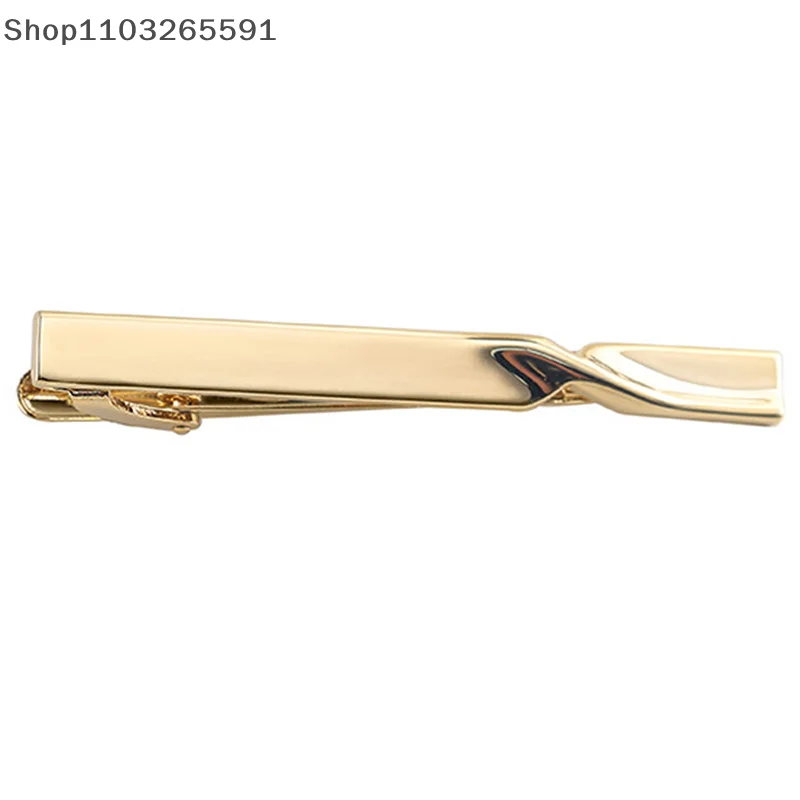 1 قطعة مشبك التعادل للرجال النحاس شريط بسيط المشبك العملي موضة رجالي الكلاسيكية التعادل كليب المشبك دبوس مجوهرات ربطة العنق اكسسوارات