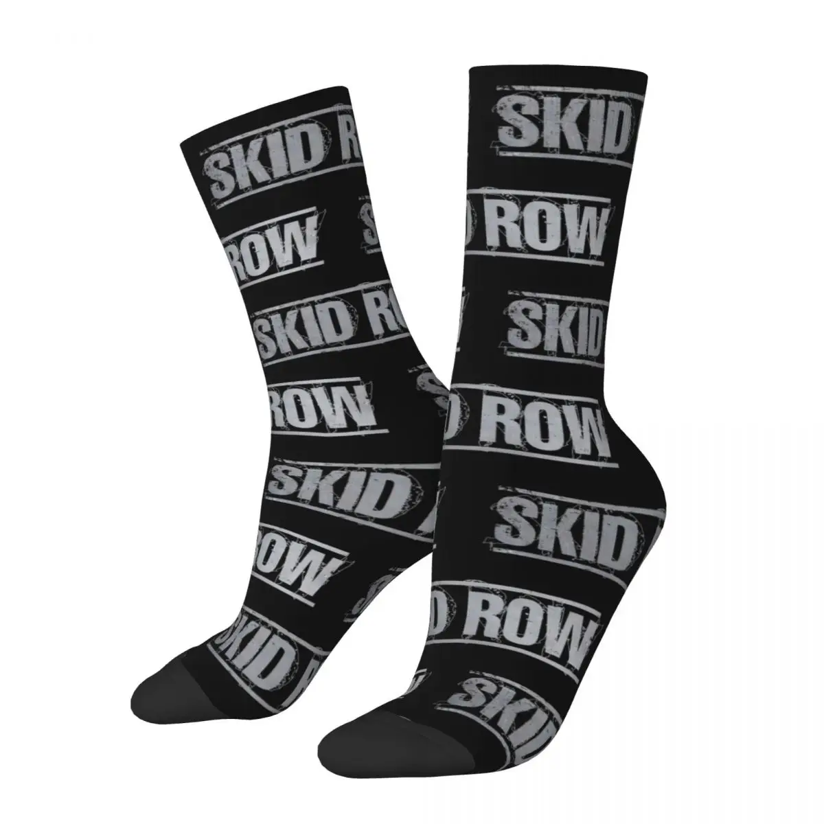 

Skid Row Socks Men's Women's Polyester Funny Happy Socks Novelty Spring Summer Autumn Winter Middle Tube Socks Gift