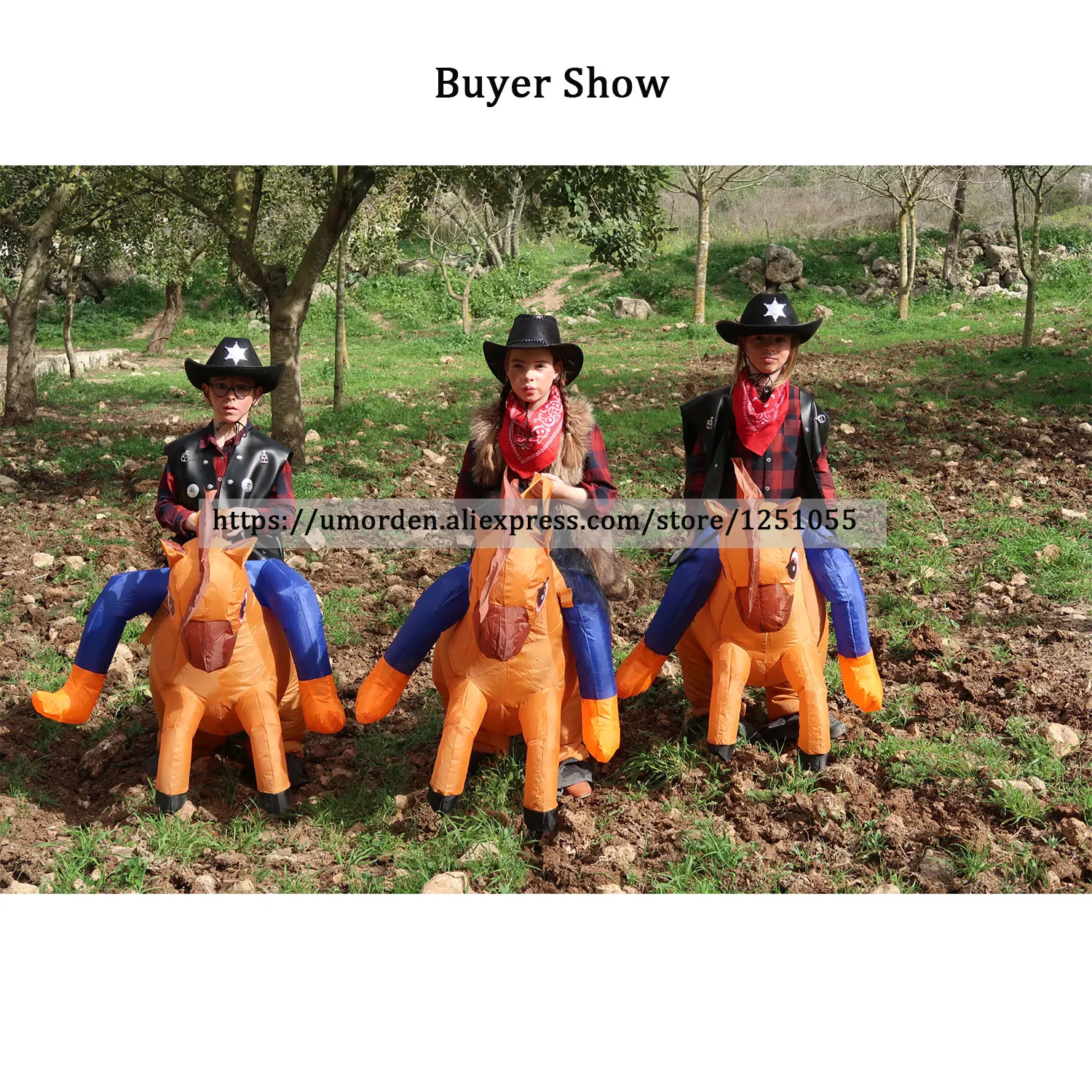 Kids Kind Opblaasbare Paard Kostuum Cosplay Meisjes Jongens Cowboy Rit Paard Grappige Halloween Purim Party Opgeblazen Kledingstuk Disfraces