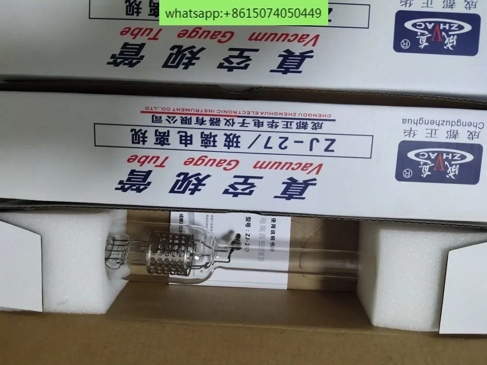 

ZJ-52T metal in-line vacuum gauge Zhenghua comes true. ZJ10 type 2754d flange glass high and low tube resistance