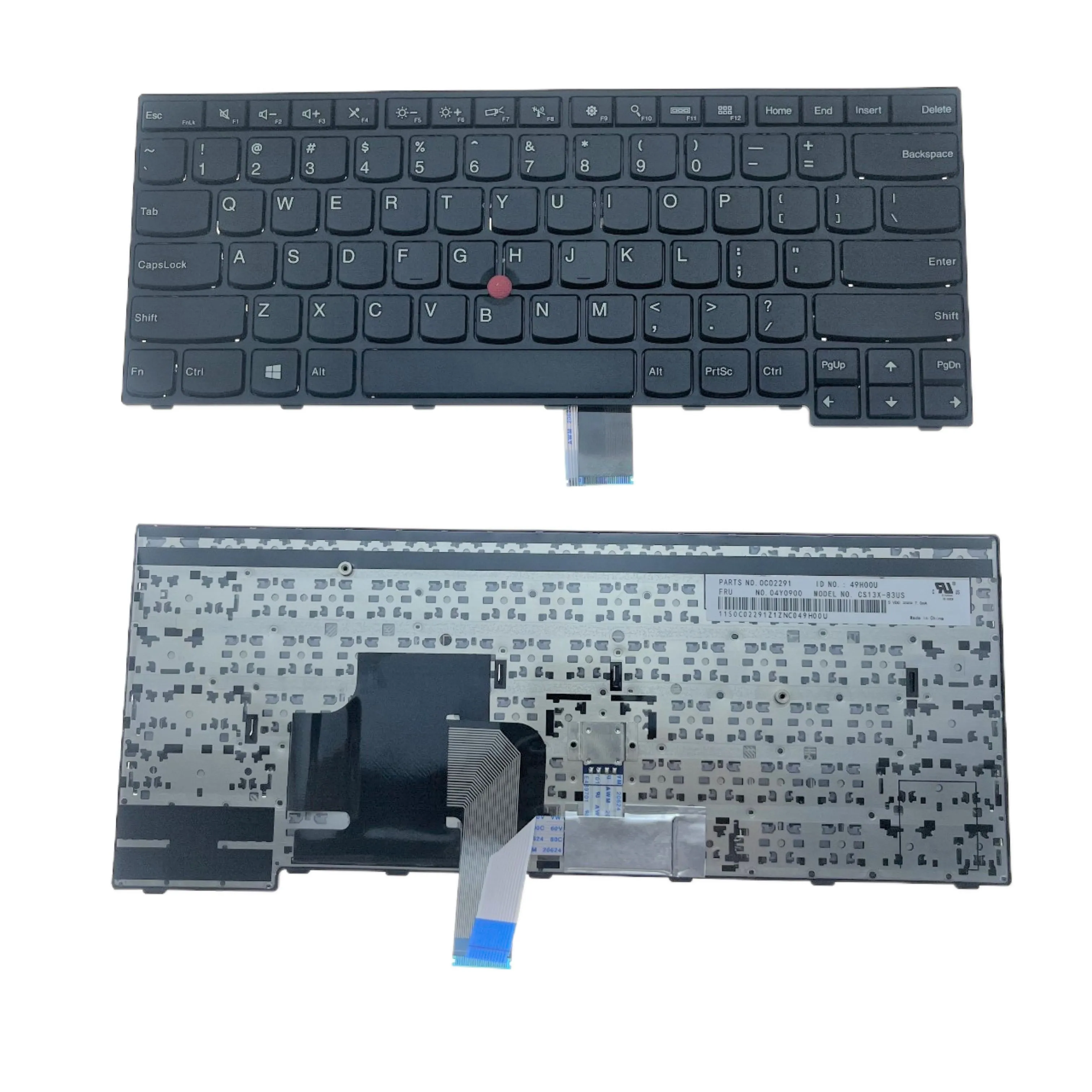 New/Orig US Laptop Keyboard For Lenovo Thinkpad E450 E455 E450C W450 E460 E465 Notebook PC Replacement