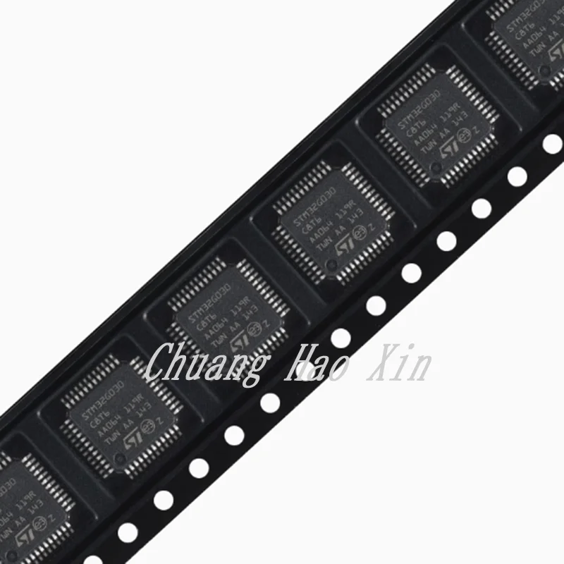 5pcs brand new original STM32G030C8T6 LQFP-48 ARM Cortex-M0+32-bit microcontroller MCU