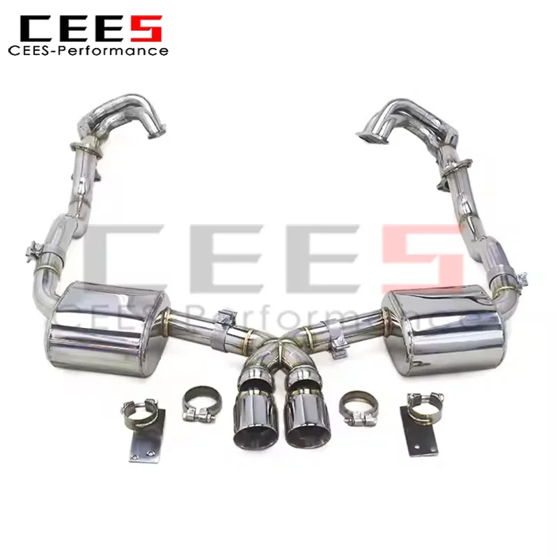 

Выхлопная система CEES Catback для Porsche 987/987.1 Boxster/Cayman 3.4L 2004-2008 SS304 выпускной коллектор