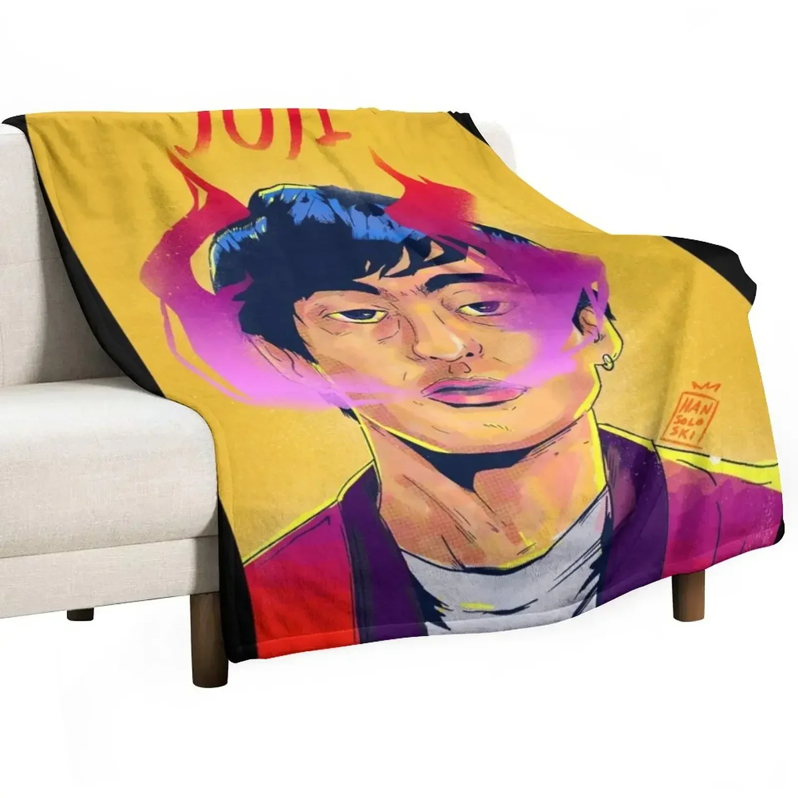 Joji Is Spicy Throw Blanket Moving anime Warm Beach Decorative Sofa Designers Blankets