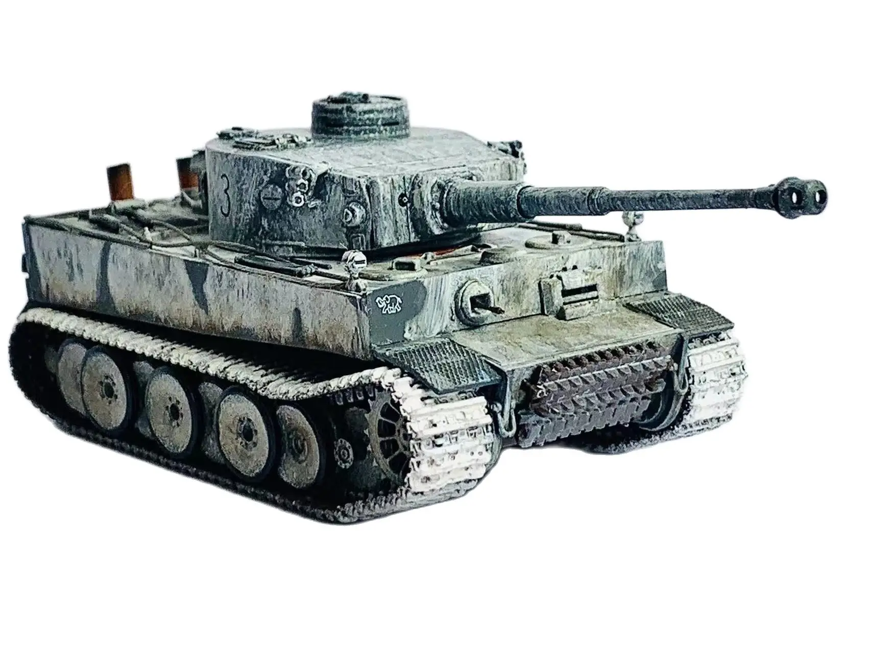 1/72 Scale Tiger I Tank s.Pz.Abt.502 Mishkino February 1943 Rotatable Turret 63112 German Finished Tank Model Military Gifts