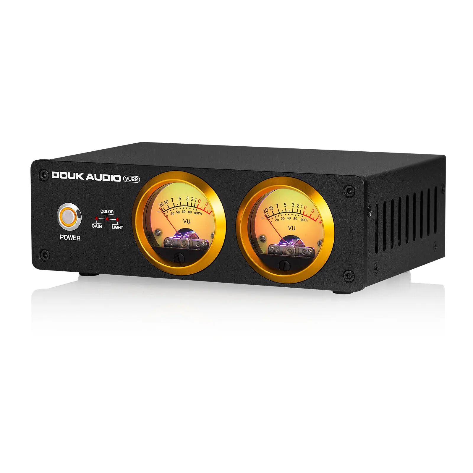 Nob sound Dual-Mikrofon-Line-Analog-Vu-Meter-Display für Verstärker Schallpegel DB-Panel Musik spektrum Audio-Anzeige – Detail 1
