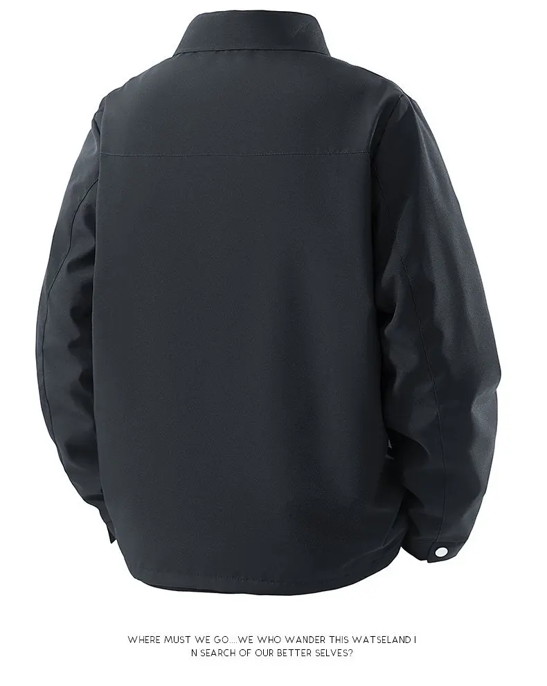 New Arrival High Grade Men Cotton Padded Jacket Spring Autumn Middle Aged Plus Size Business Casual Versatile Dad StyleOuterwear