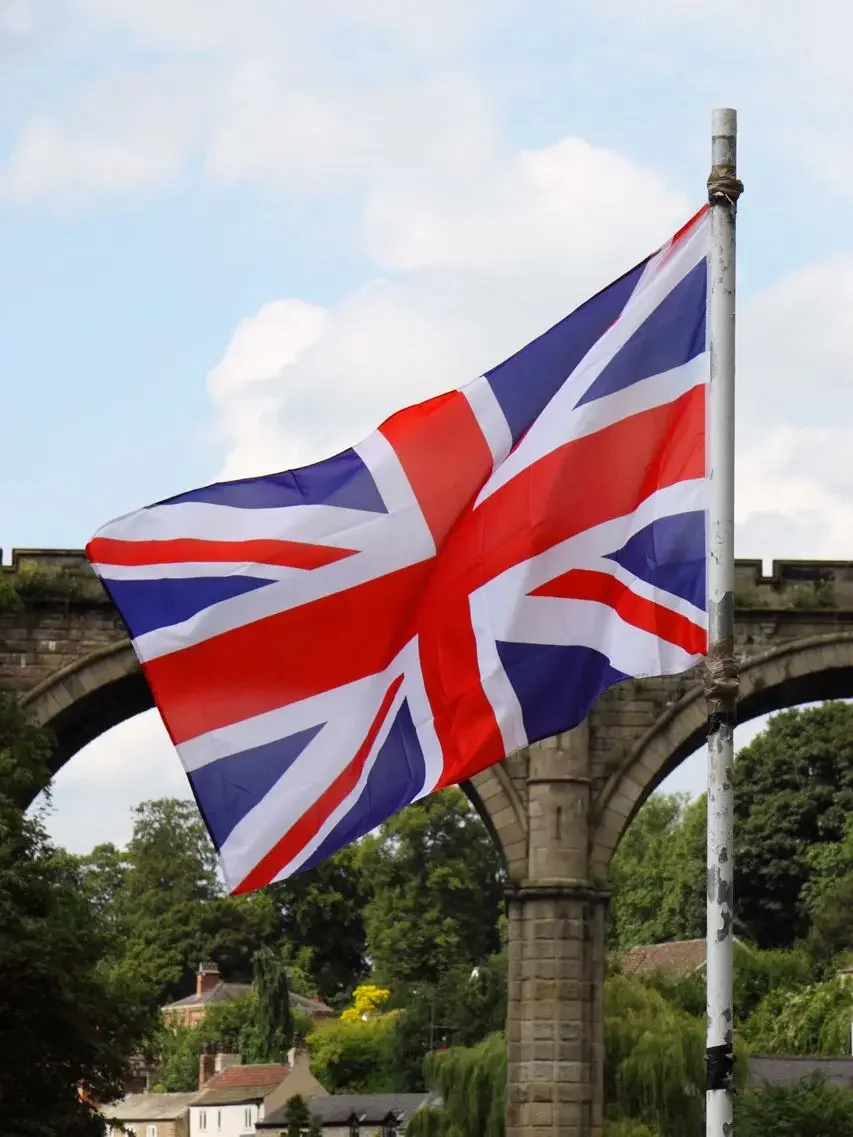 FLAGDOM90X150cm  United Kingdom National Flag Union Jack UK British England Country Banner