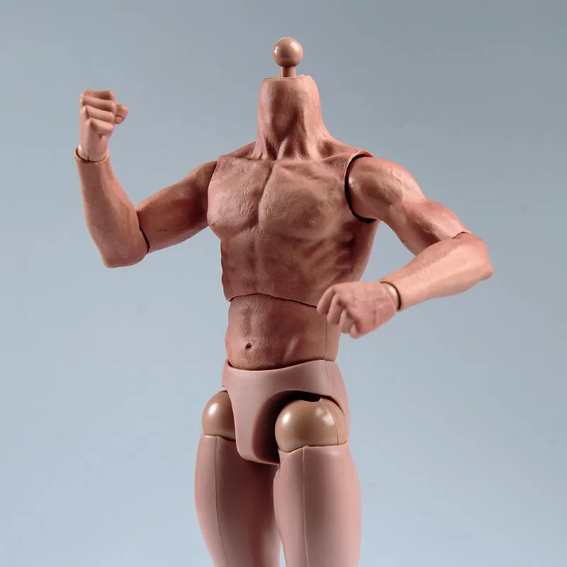 ZCtoys S001 1/6 Mannelijke Spier Lichaam met Hals 12 inch Super Flexibele Soldaat Action Figure Fit 1:6 Head Sculpt Op voorraad