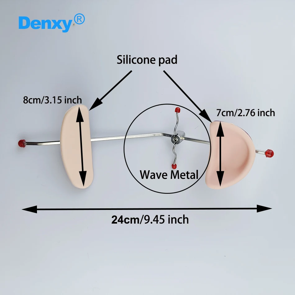 Denxy 1 pcs Dental Reverse Pull Headgear Face Mask Single Pole for Adult Use Comfortable Orthodontic Patient Dentistry Supplies