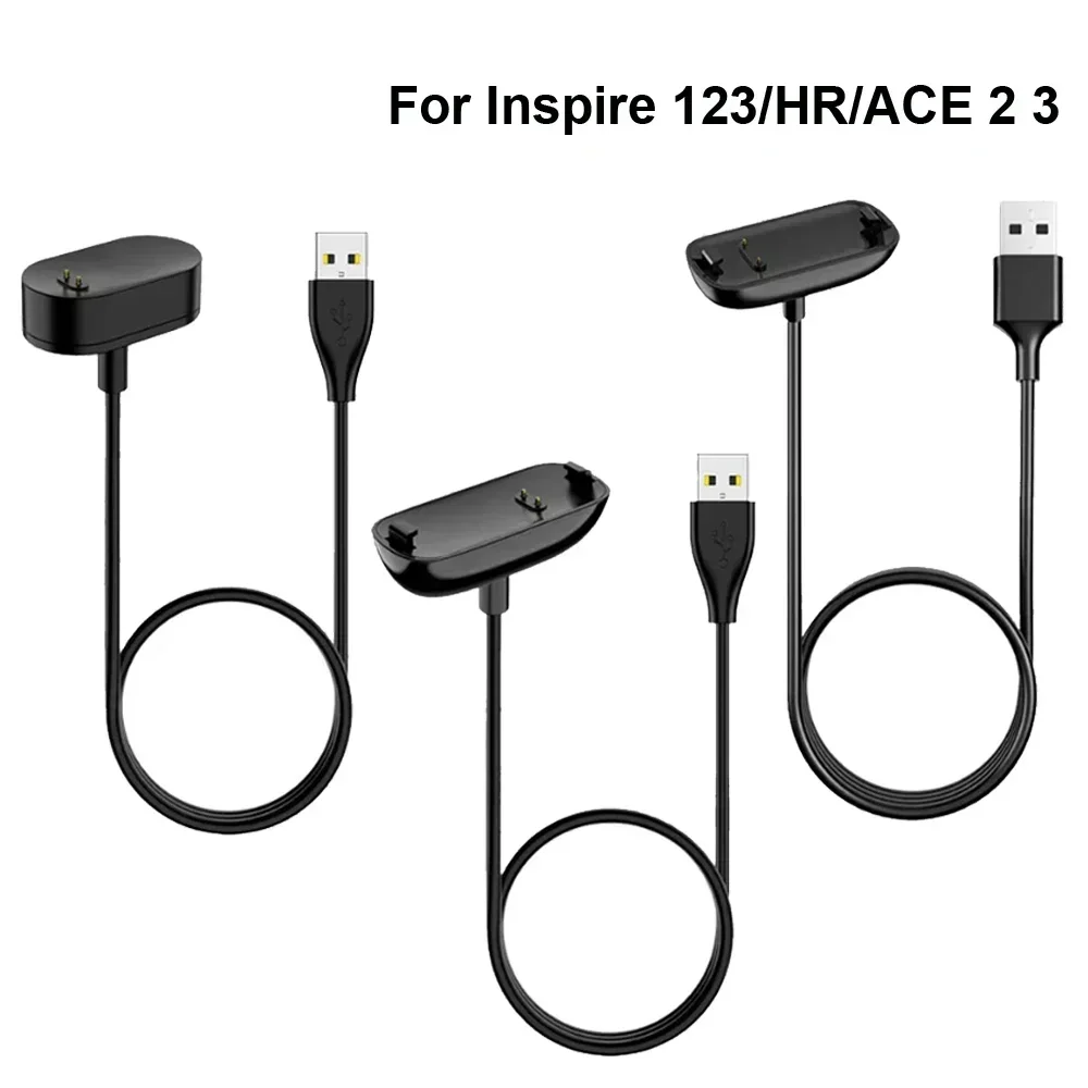 

USB Charger For Fitbit inspire/inspire 2/inspire 3 Charging Cable Cord Clip Dock For Fitbit inspire HR/ACE 2/ACE 3 Charger