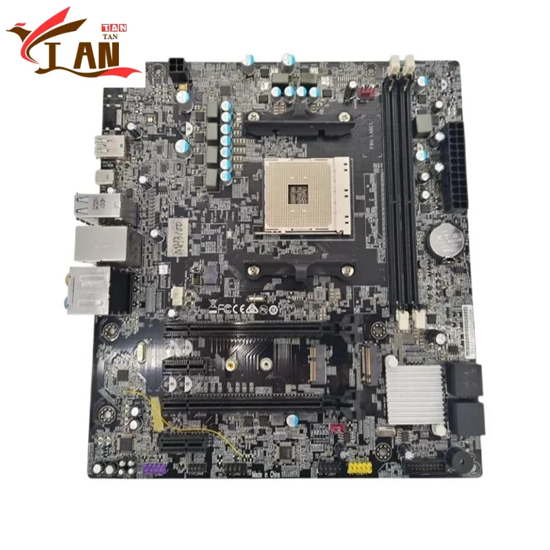 For P2A4-EM V0.3 Motherboard 15-KX1- 010030   DDR4 Mainboard 100% Tested Fully Work Tan