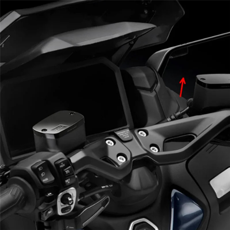 

Hot Selling-Motorcycle Rearview Mirrors Wind Wing Rear View Mirrors Adjustable Rotating Side Mirrors For Yamaha TMAX 560 2023,Mo