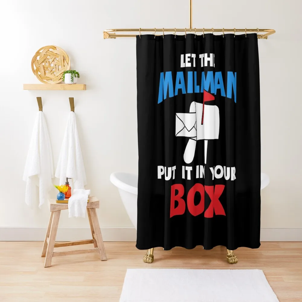 

Postal design for a Postal Worker Shower Curtain Funny Shower Shower Waterproof For Bathrooms Curtain