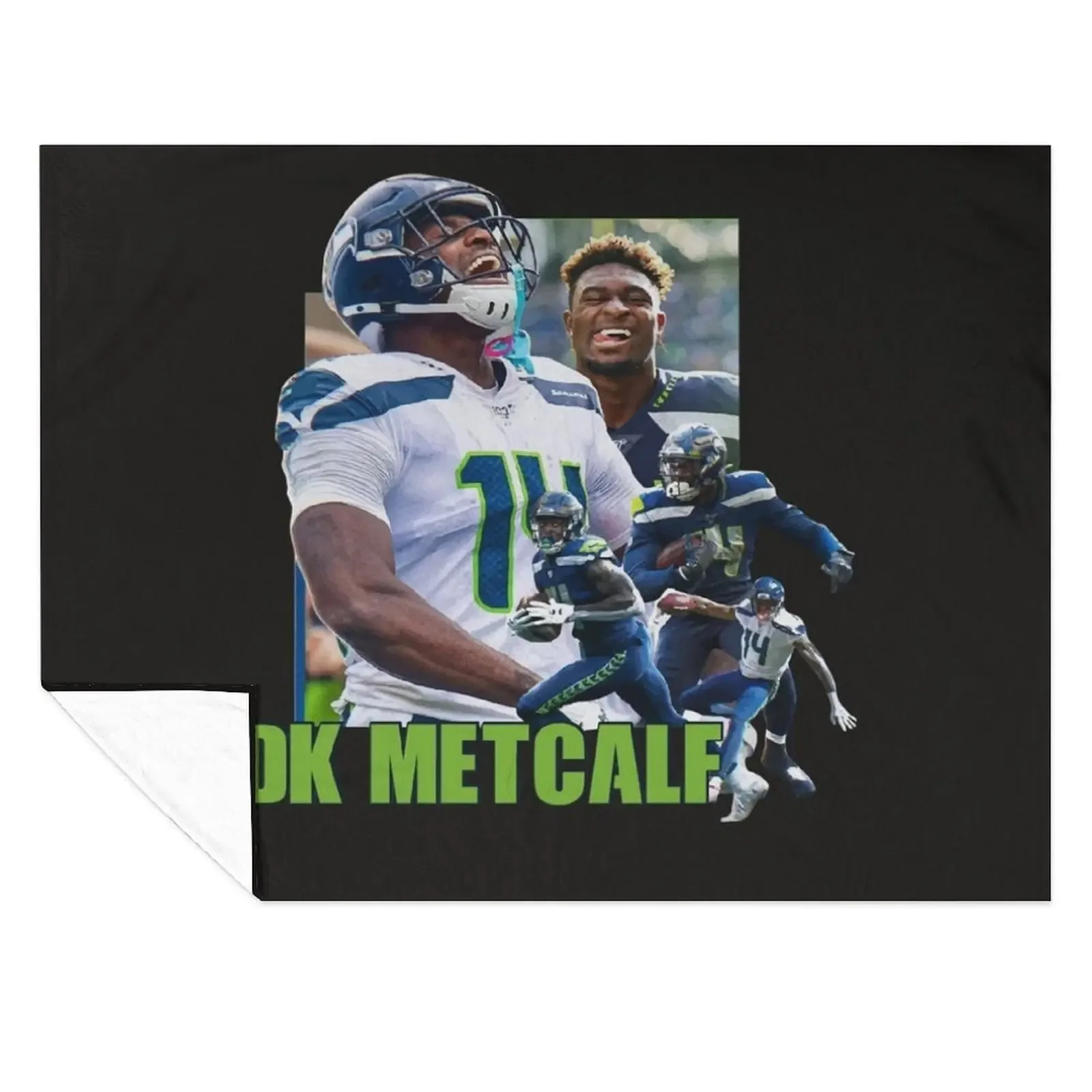 

DK Metcalf Throw Blanket Picnic Decorative Sofa valentine gift ideas christmas decoration Blankets