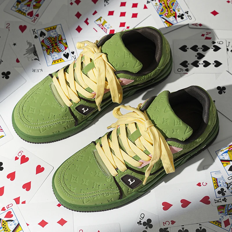 2025 Men's New Autumn White Sneakers - Breathable Casual Shoes, Couple Style, Trendy & Best Selling