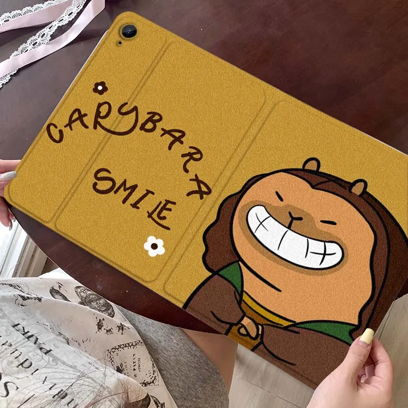 Милая мультяшная капибара для Samsung Galaxy Tab A A A7 A8 A9 A11 S6 S11 10,1 10,4 10,5 дюймов Lite Plus чехол для планшета