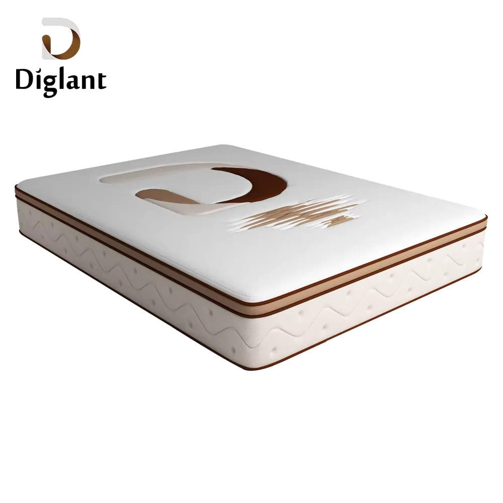 D141hotel Latex  Bedroom Furniture Size Top 5-zone Pocket Coils Comfort Sleeping Rest Mattress
