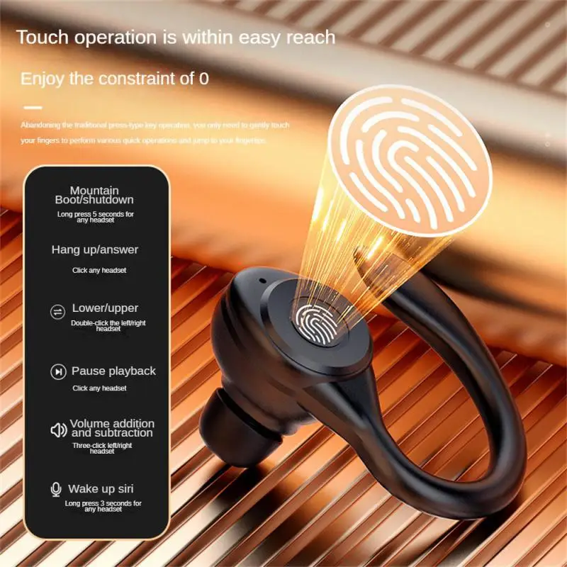

Y7 Wireless Headset New Ergonomic Design Intelligent Noise Reduction Binaural Communication High Definition Call Sound Quality