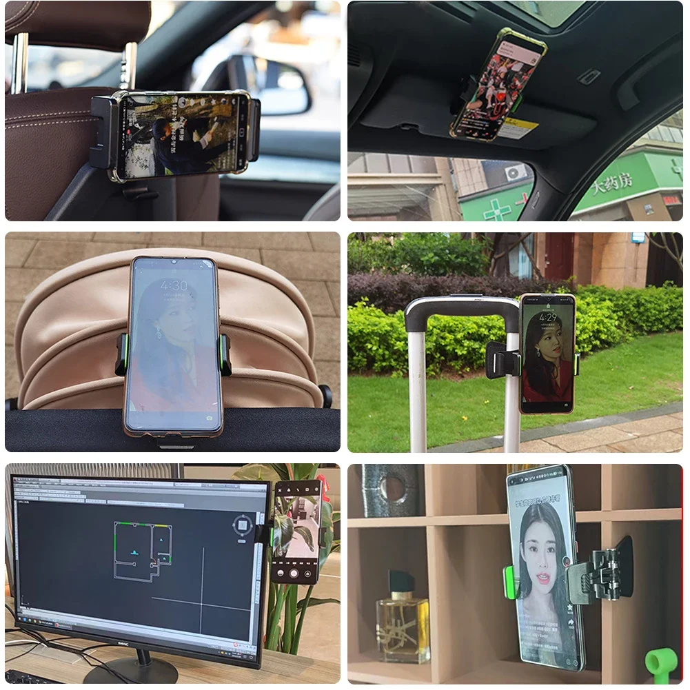 Baby Stroller Mobile Phone Holder Rack Universal 360 Rotatable Pram Cart Clamp Mount Bicycle Phone Holder GPS Support Bracket
