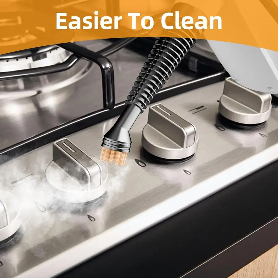 Handheld MultiSurface Steam Cleaner with 11Pc Accessories amp Safety Lock DirtyFree, 550ML Large Capacity Steamer for Floors, Up