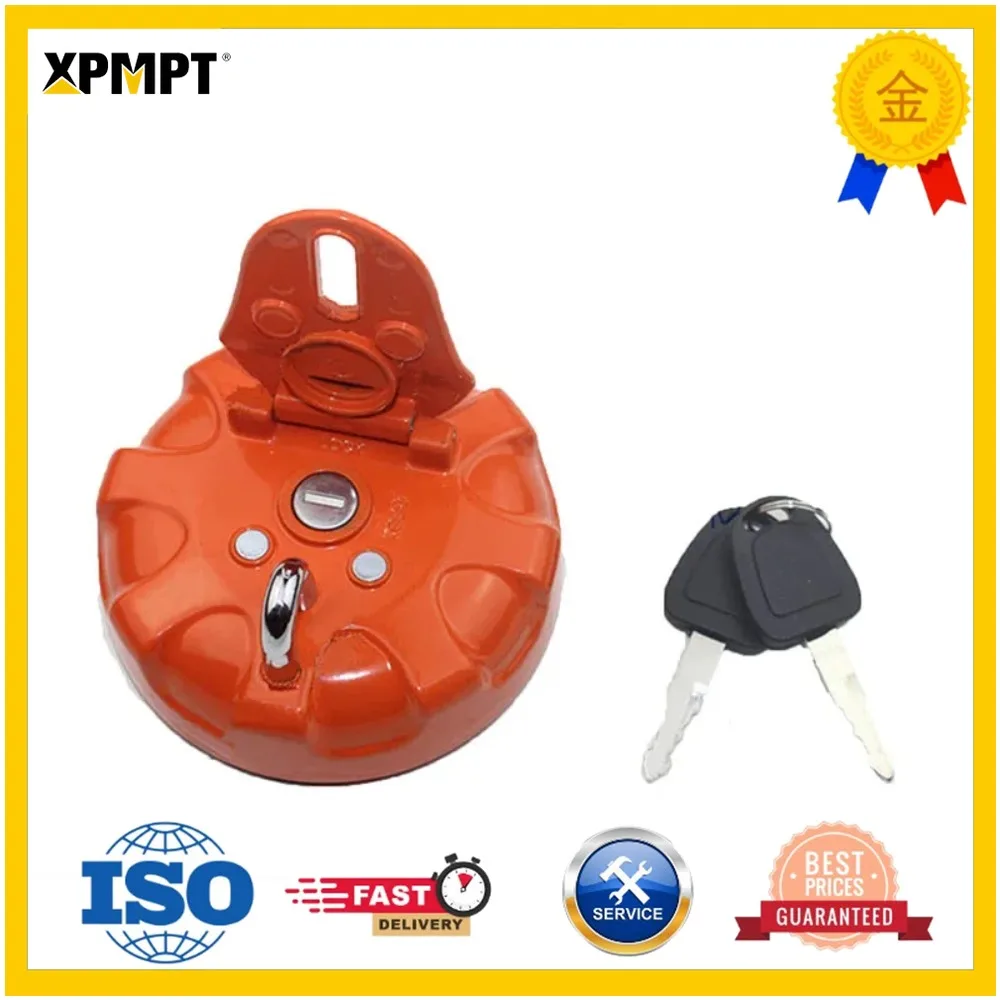 Fuel Tank Cap with 2 Keys DH225-9 DH215-7 For Caterpillar 730 735 740 D250E  D300E  D350E  D400E