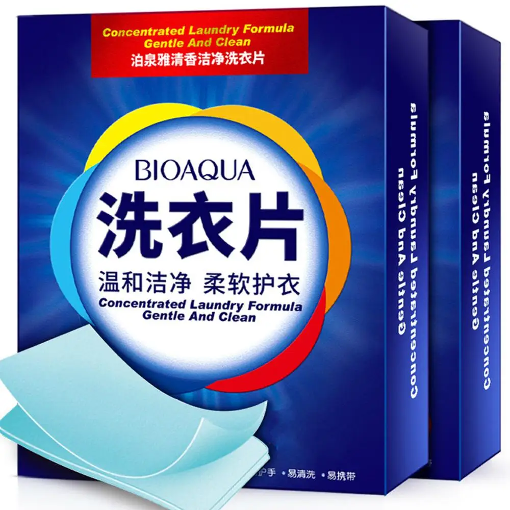 Hot Sale  Laundry Tablets New Formula Laundry Detergent Nano Super Concentrated Washing Sheets Laundry sheets for Cleaning