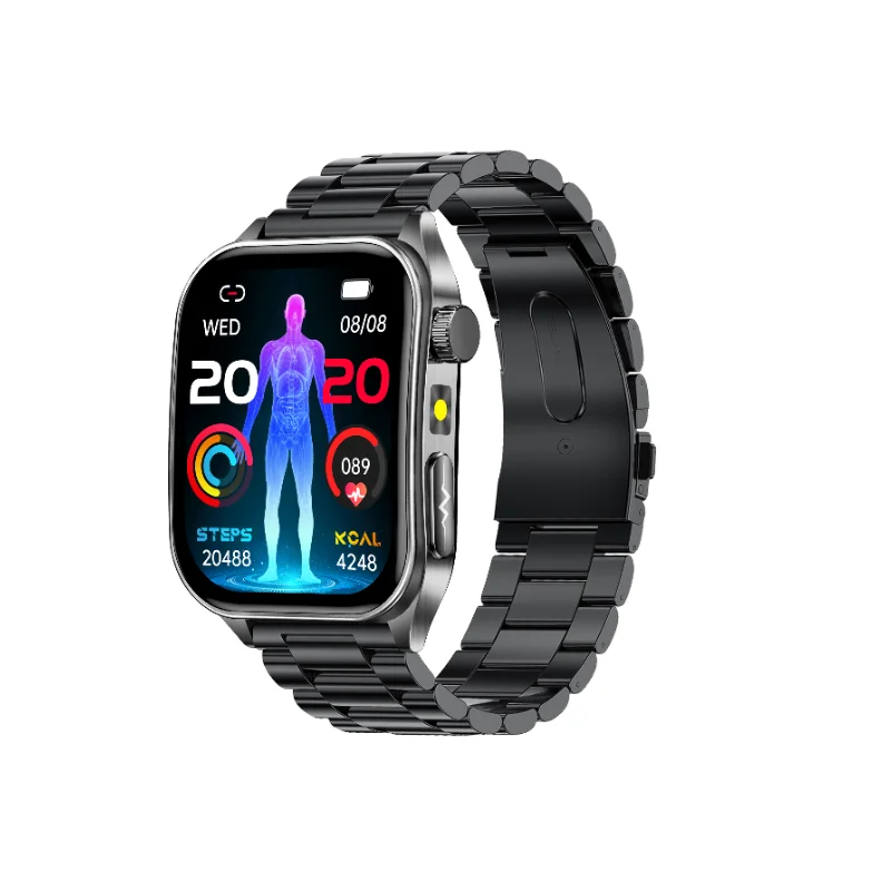 2026 neue 650 nm Laser Therapie Blut Fett Harnsäure Blutdruck Smart Uhr EKG + PPG Präzise Gesundheit Monitor Smartwatches für Männer